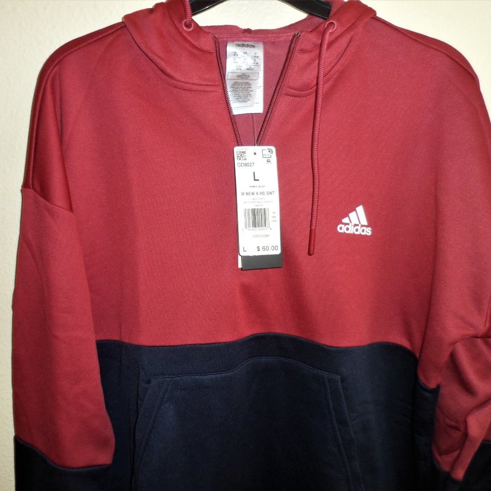 Adidas two tone sweater with hood - Picture 8 of 8